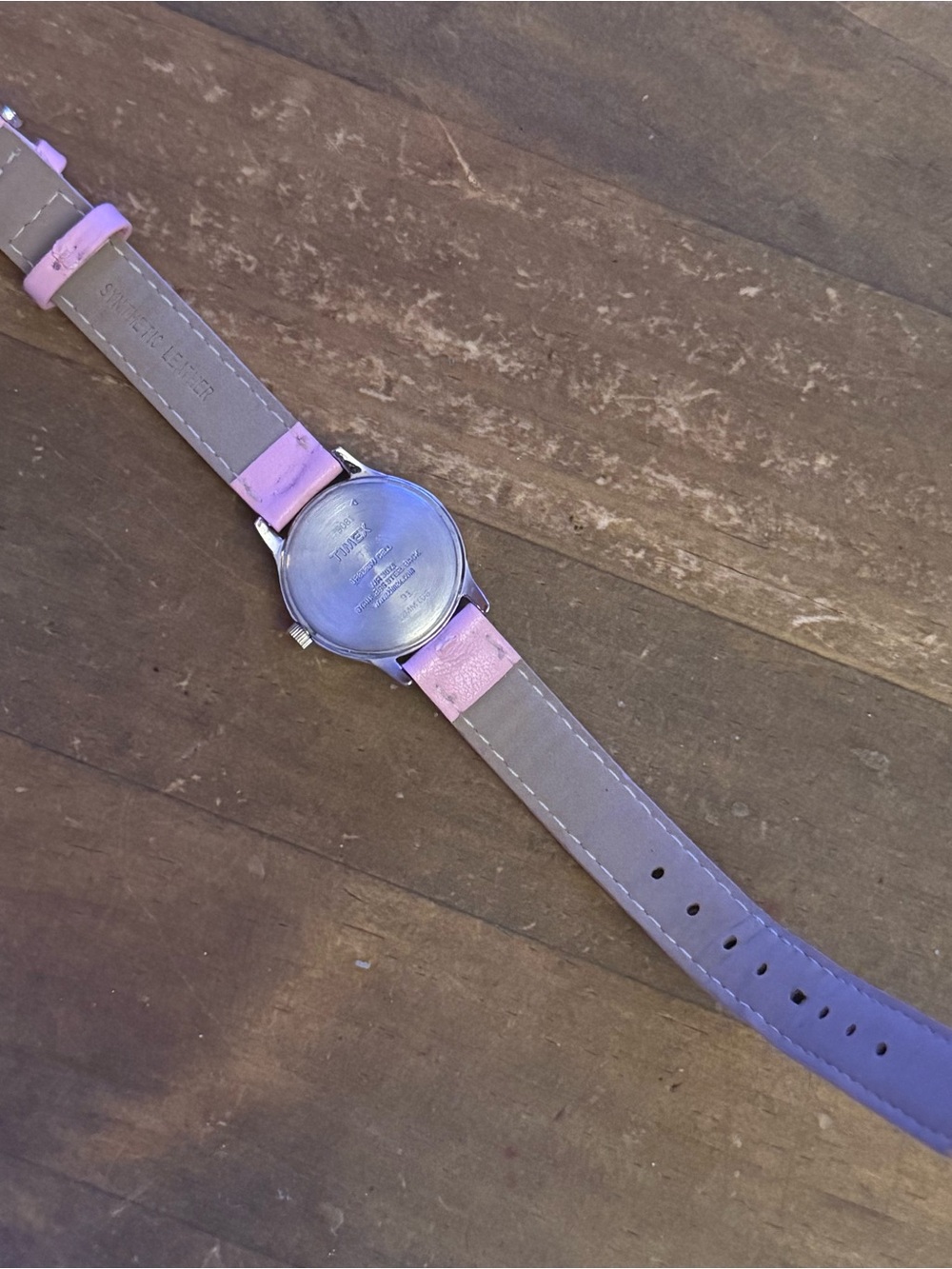 Timex pink leather analog watch - Picture 3 of 6